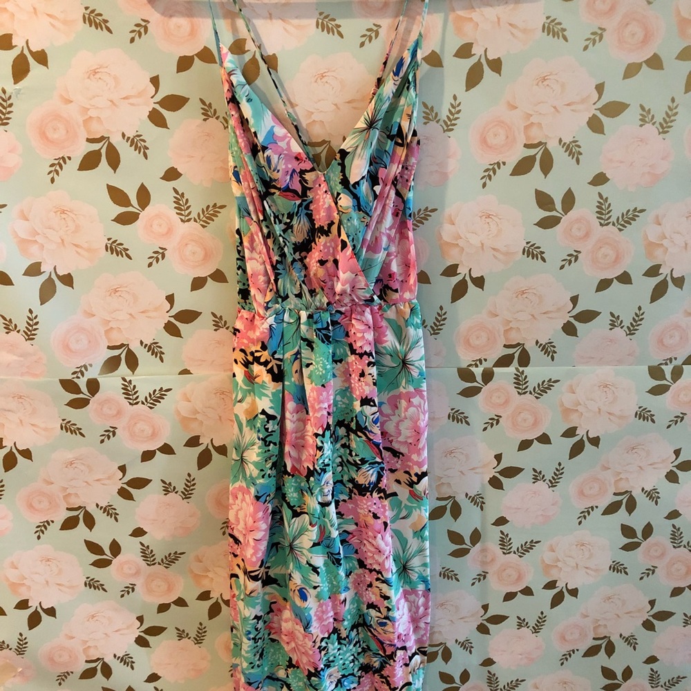 Yumi Kim cross back maxi. Great for wedding!